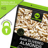 Nut Cravings - Raw Slivered Almonds, Unsalted, (80oz - 5 LB) Packed Fresh in Resealable Bag - Nut Snack - Healthy Protein Food, All Natural, Keto Friendly, Vegan, Kosher
