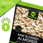 Nut Cravings - Raw Slivered Almonds, Unsalted, (80oz - 5 LB) Packed Fresh in Resealable Bag - Nut Snack - Healthy Protein Food, All Natural, Keto Friendly, Vegan, Kosher
