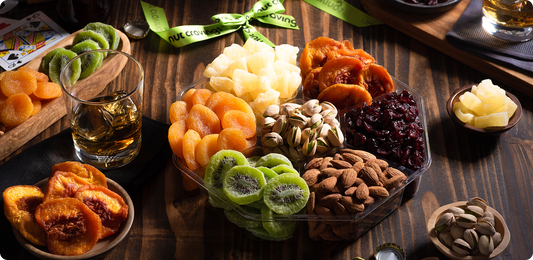 Mixed Nuts Wood Tray