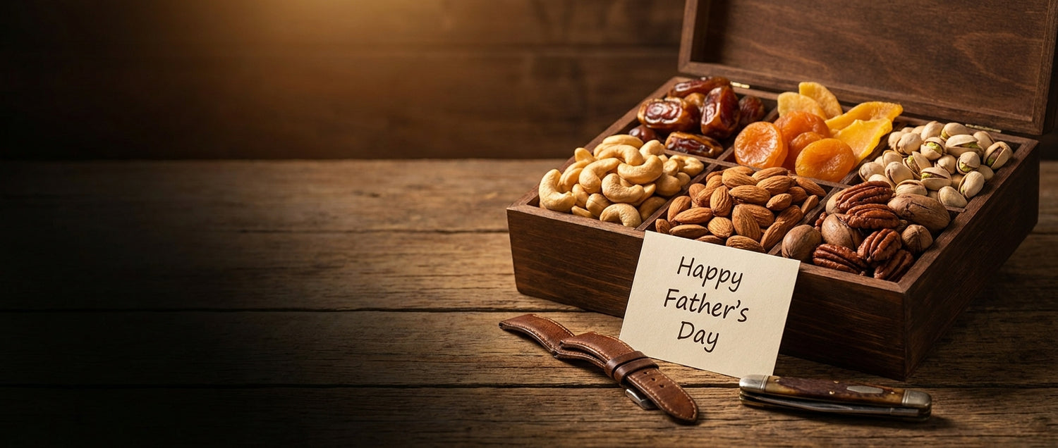 Father's Day gift baskets — premium nuts and dried fruits
