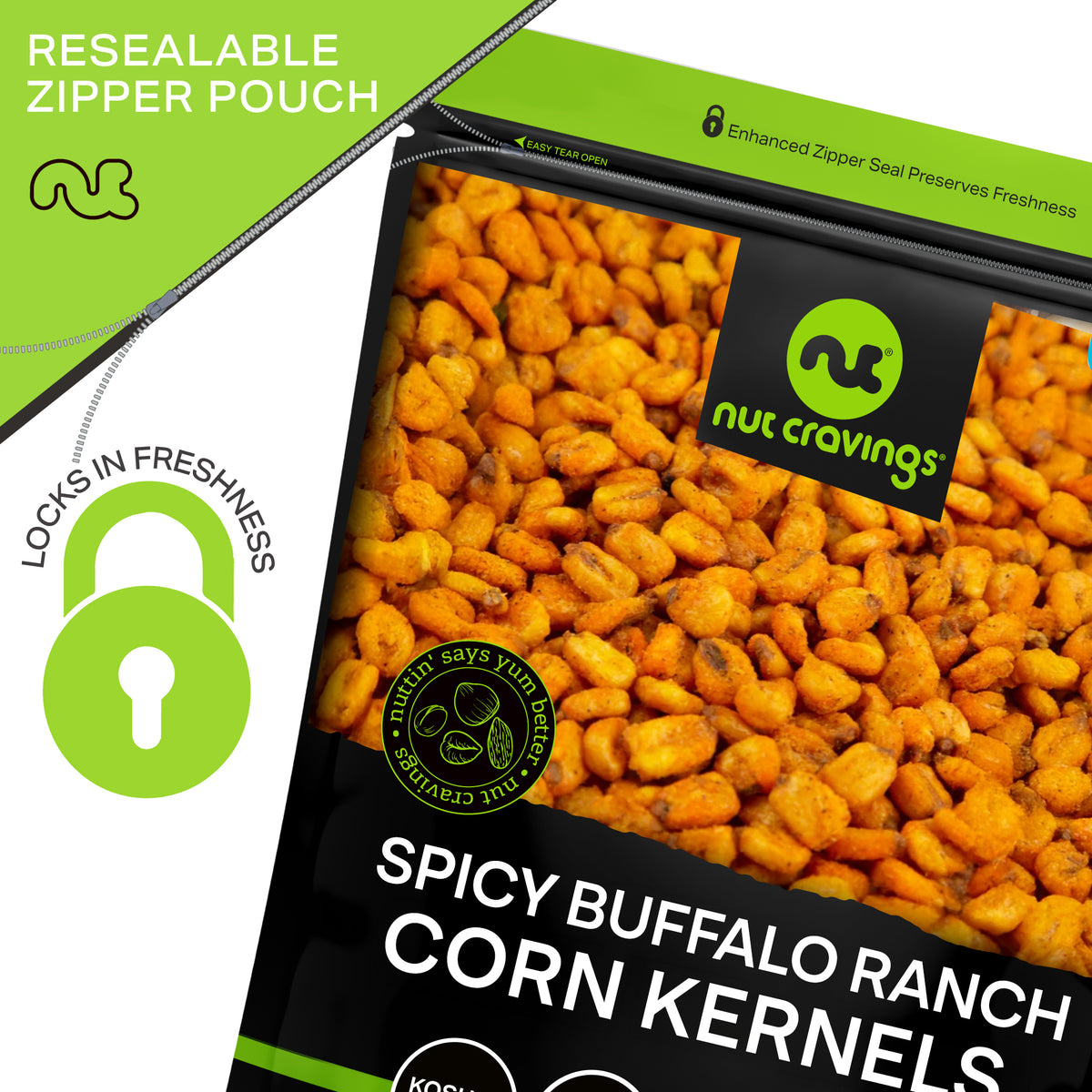 Toasted Corn Nuts — Spicy Buffalo Ranch — photo 5