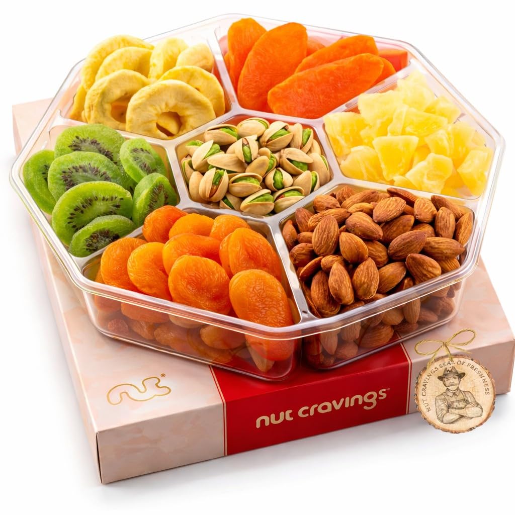 Nut Cravings Dried Fruits and Nuts Holiday Birthday Gift Basket XLarge
