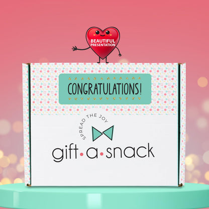 Gift A Snack - Congratulations Snack Box Variety Pack Care Package + Greeting Card Graduation Sweet Treats… — view 7