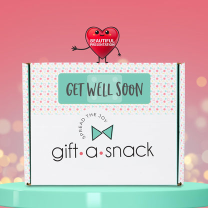 Gift A Snack - Get Well Soon Snack Box Variety Pack Care Package + Greeting Card Feel Better Sweet Treats… — view 13