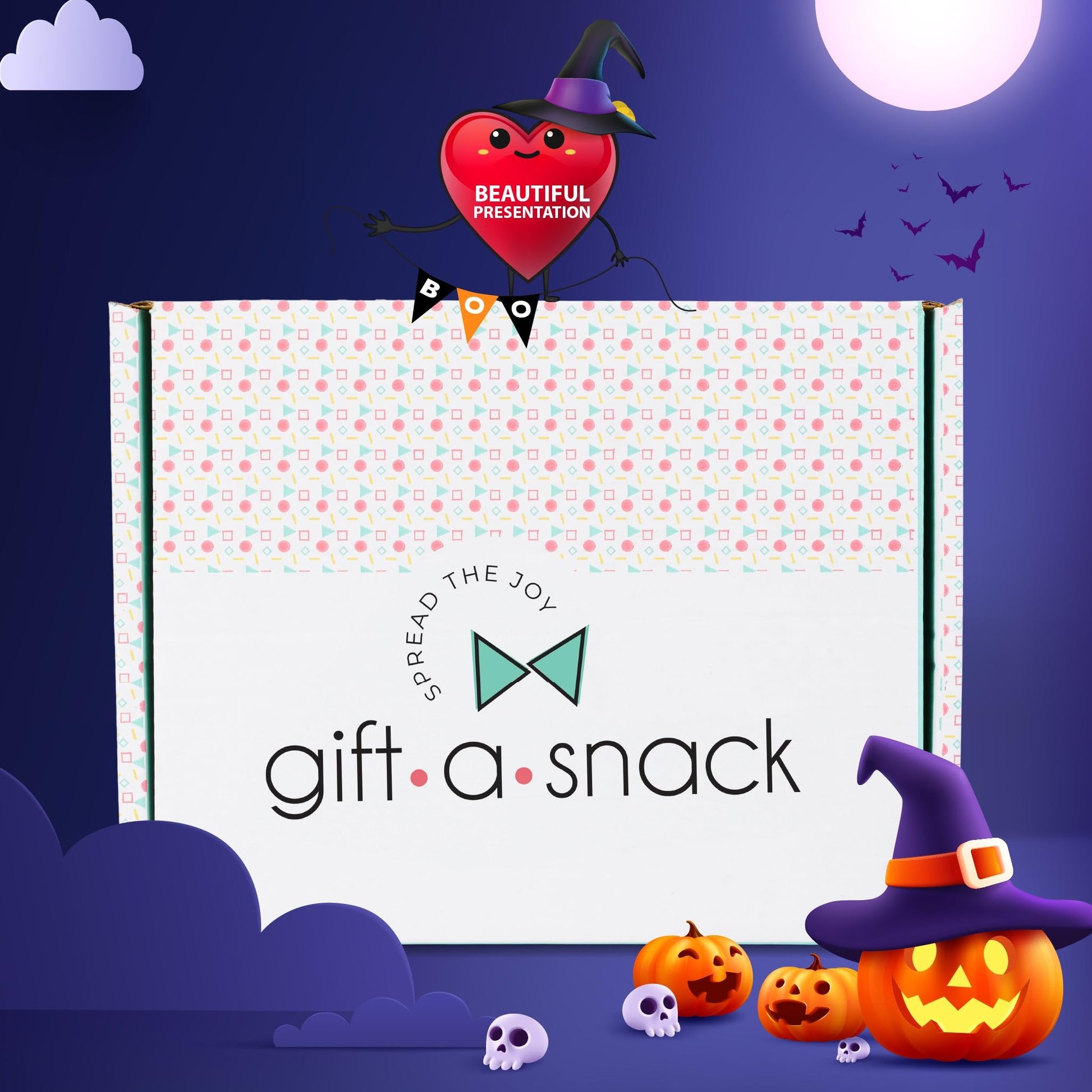 Gift A Snack - Halloween Candies Trick or Treats, Snack Box Care Package + Greeting Card Sweet Treats Gift… — view 7
