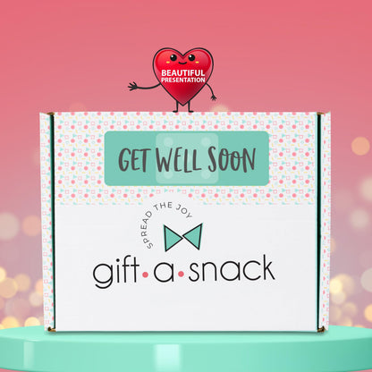 Gift A Snack - Get Well Soon Snack Box Variety Pack Care Package + Greeting Card Feel Better Sweet Treats… — view 7