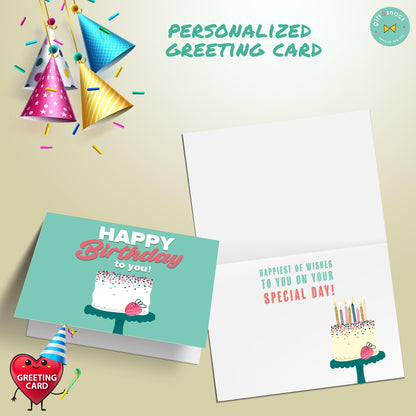 Gift A Snack - Happy Birthday Snack Box Variety Pack Care Package + Greeting Card Bday Sweet Treats Gift… — view 4