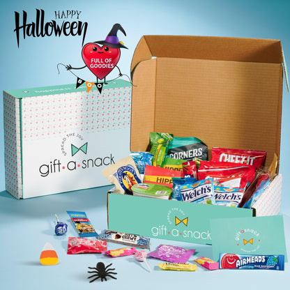 Gift A Snack - Halloween Candies Trick or Treats, Snack Box Care Package + Greeting Card Sweet Treats Gift… — view 2