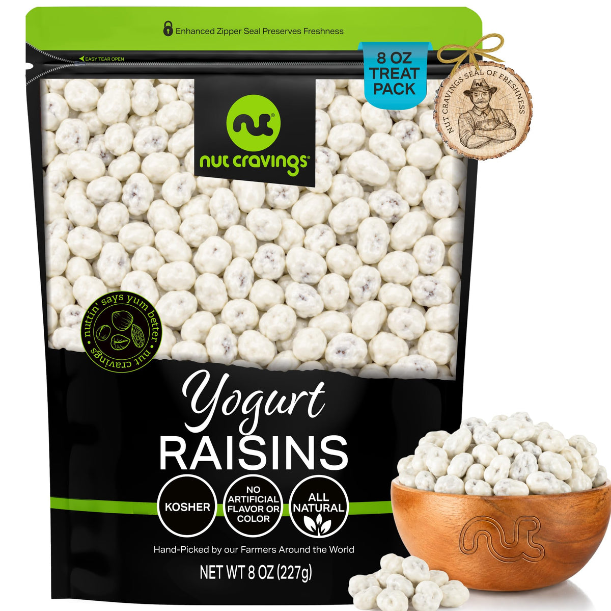 Yogurt-Covered Raisins — Sweet & Tangy