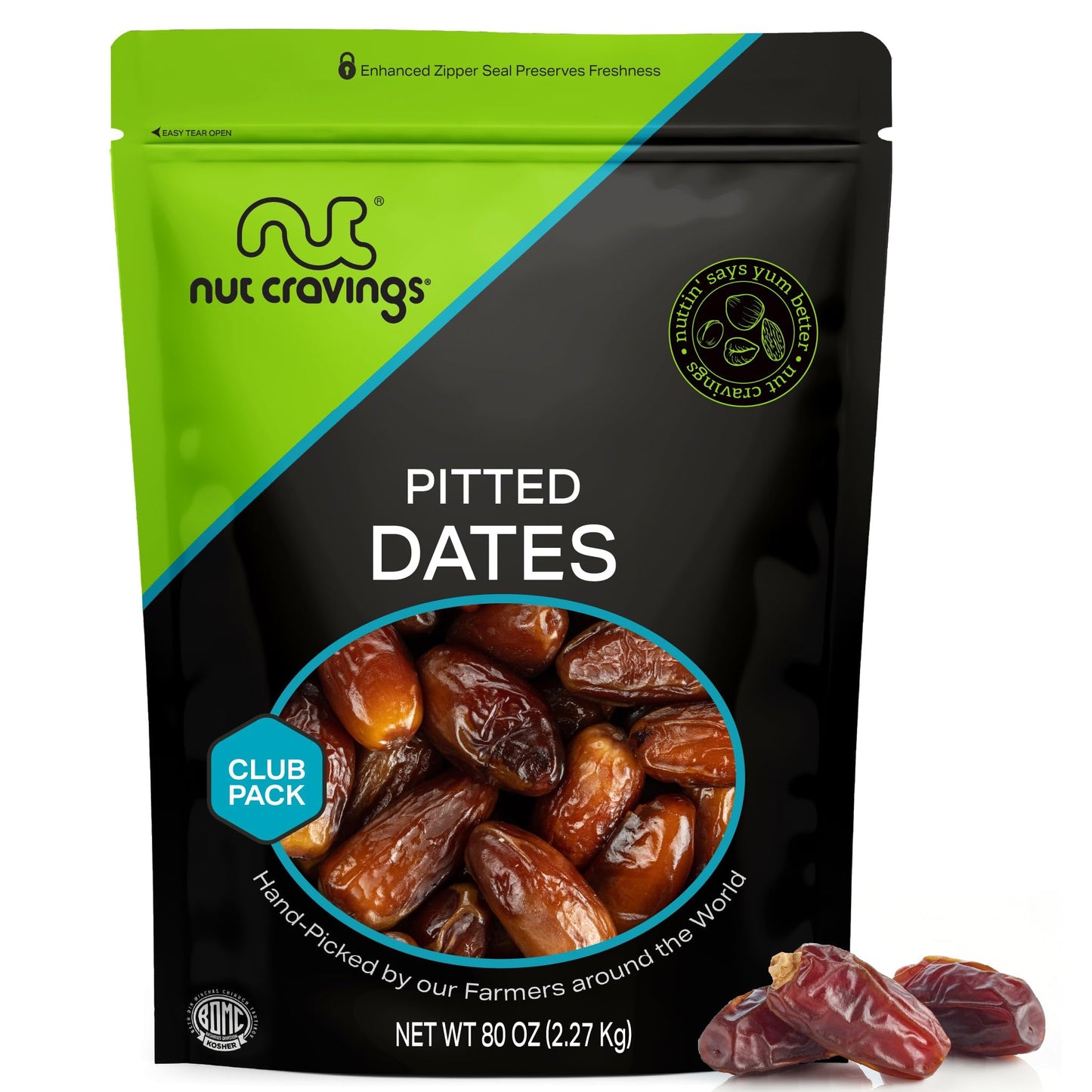 Dried Deglet Noor Dates Pitted, No Sugar Added, Unsulphured (16oz, 1 LB) & Iftar Favorite - Sweet Healthy… — view 7