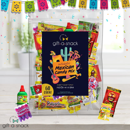 Mexican Candy Variety Pack Mix, Dulces Mexicanos Surtidos Bulk Assortment Spicy Sweet Sour Mexicano Candies, Hispanic Latino Snack Food
