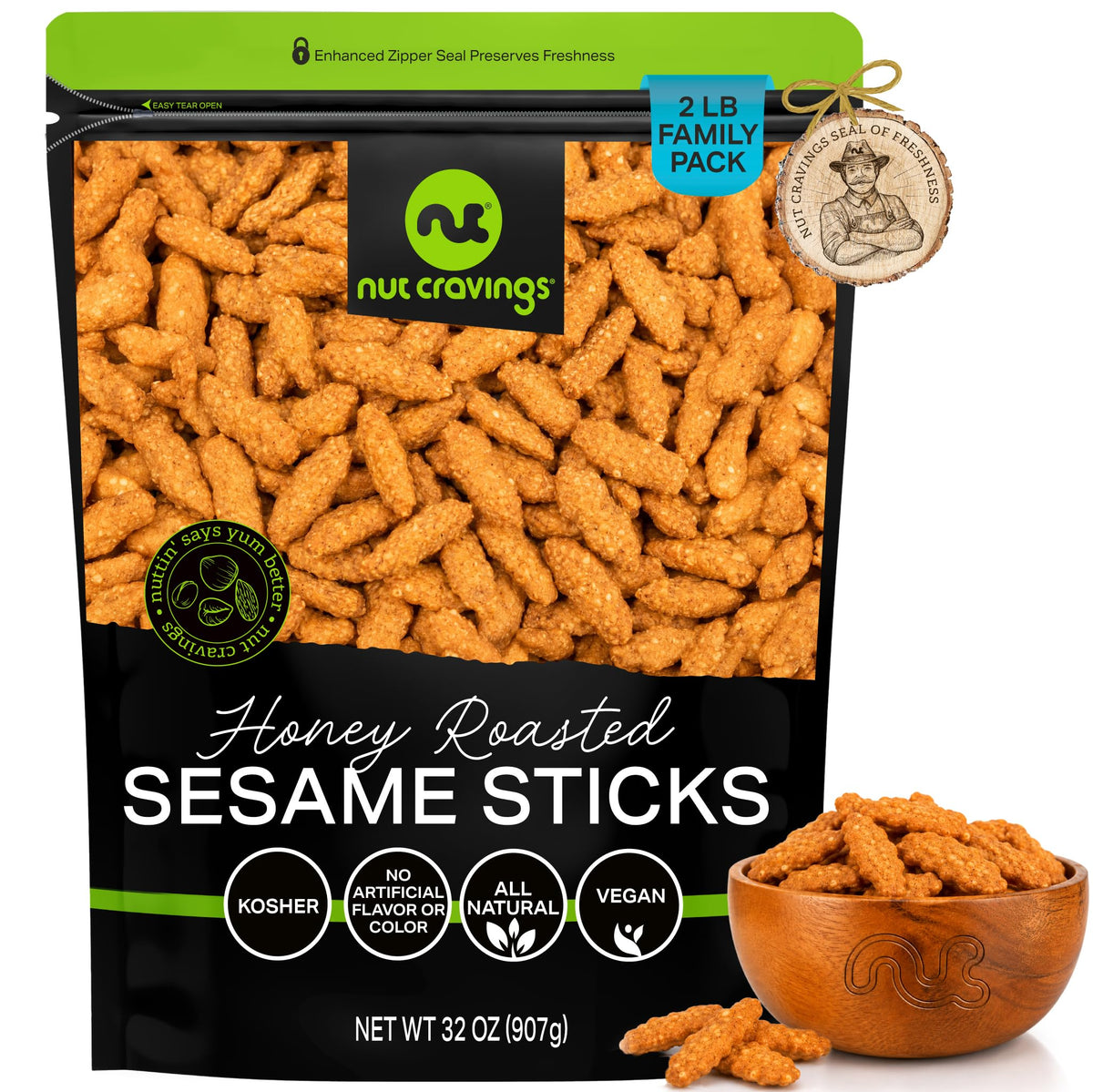Sesame Sticks — Honey Roasted — photo 12