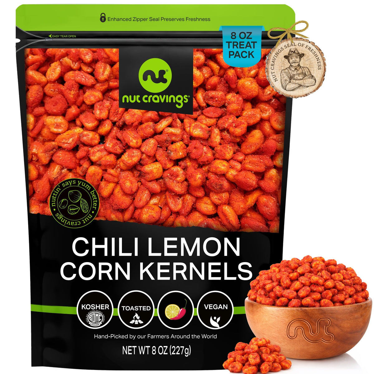 Toasted Corn Nuts — Chili Lemon