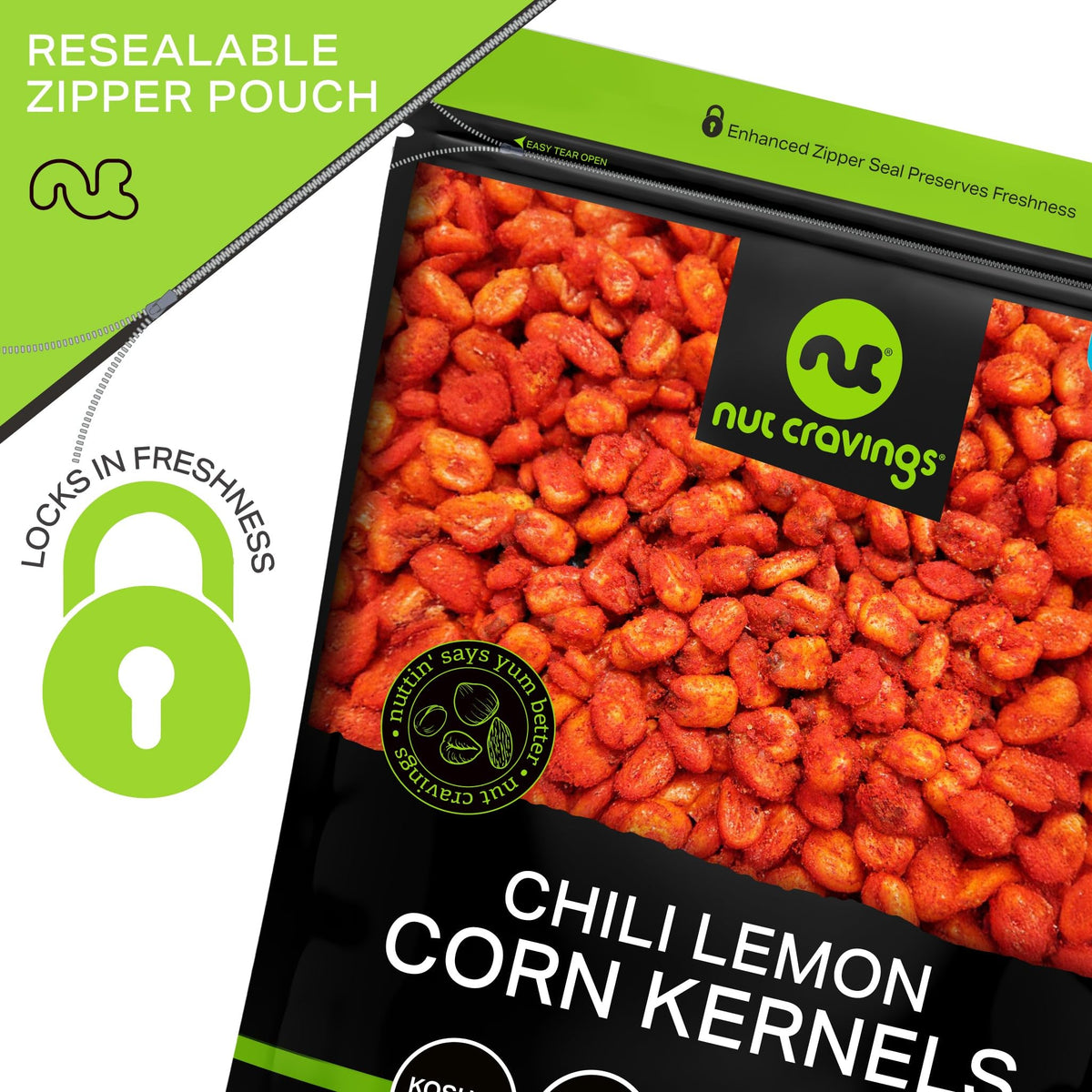 Toasted Corn Nuts — Chili Lemon — photo 5