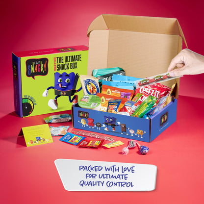 I AM Snacky - Treats, Snack Box Variety Pack Care Package + Greeting Card - SNACKY'S BASH BOX Sweet Treats… — view 2