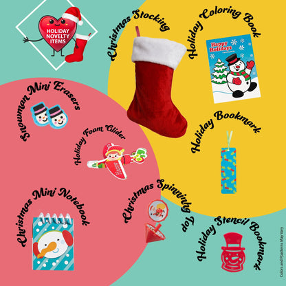 Gift A Snack - Christmas Stocking Stuffed, Pre-filled Holiday Snack Box Care Package + Greeting Card Sweet… — view 5