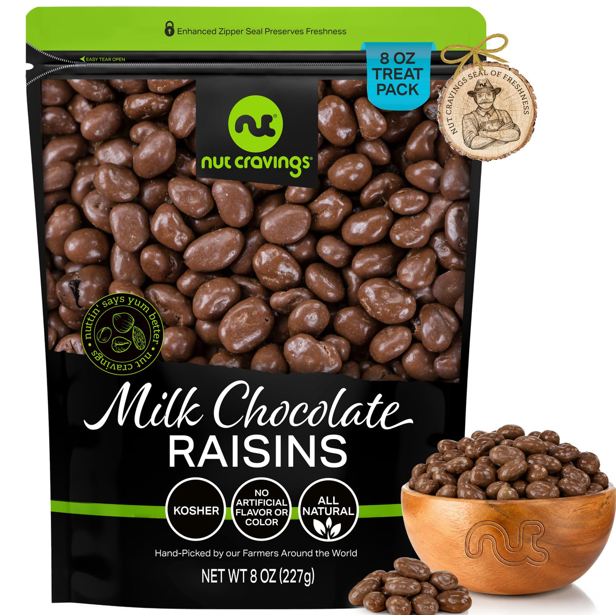 Chocolate Covered Raisins — Milk Chocolate