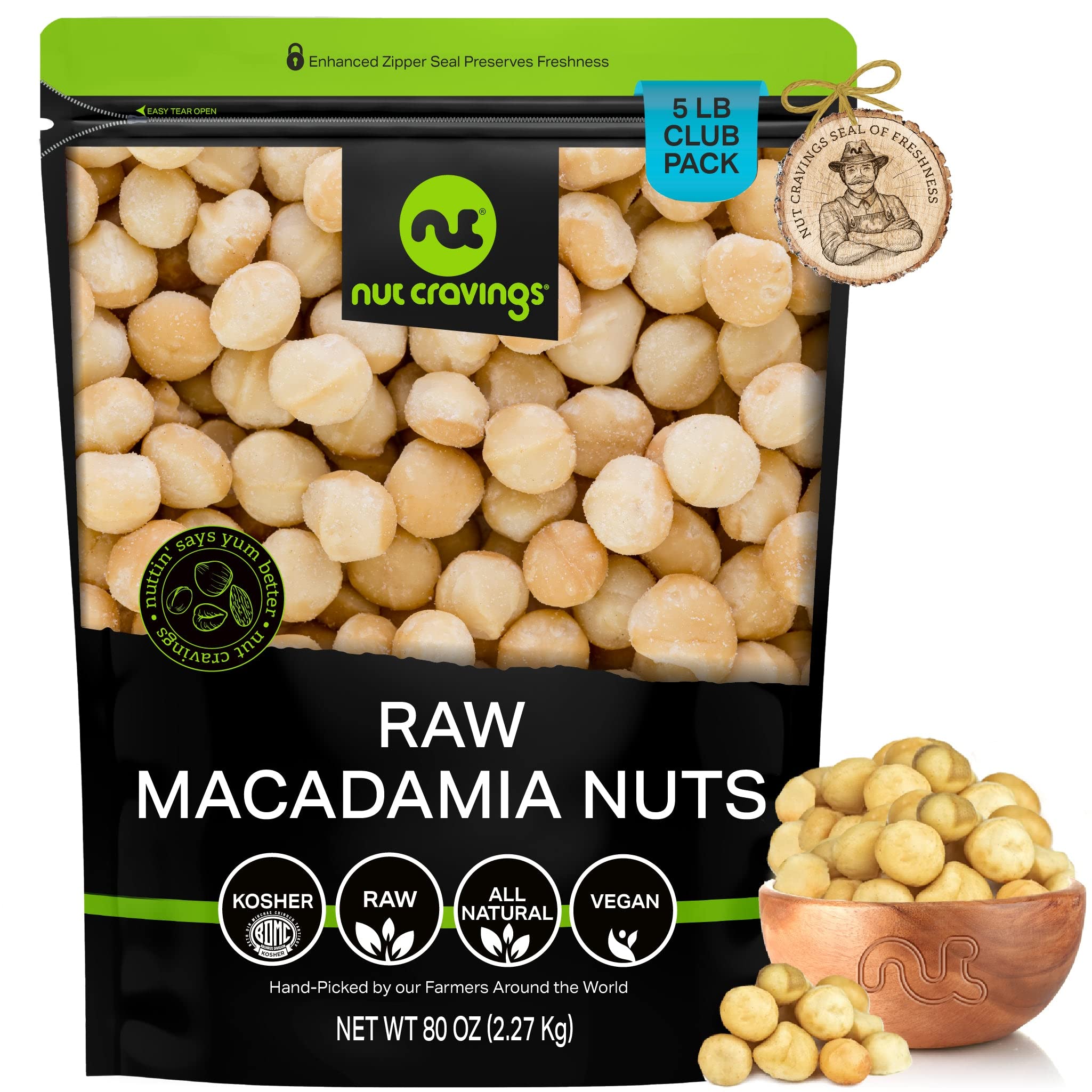 Raw Macadamia Nuts Unsalted Nut Cravings