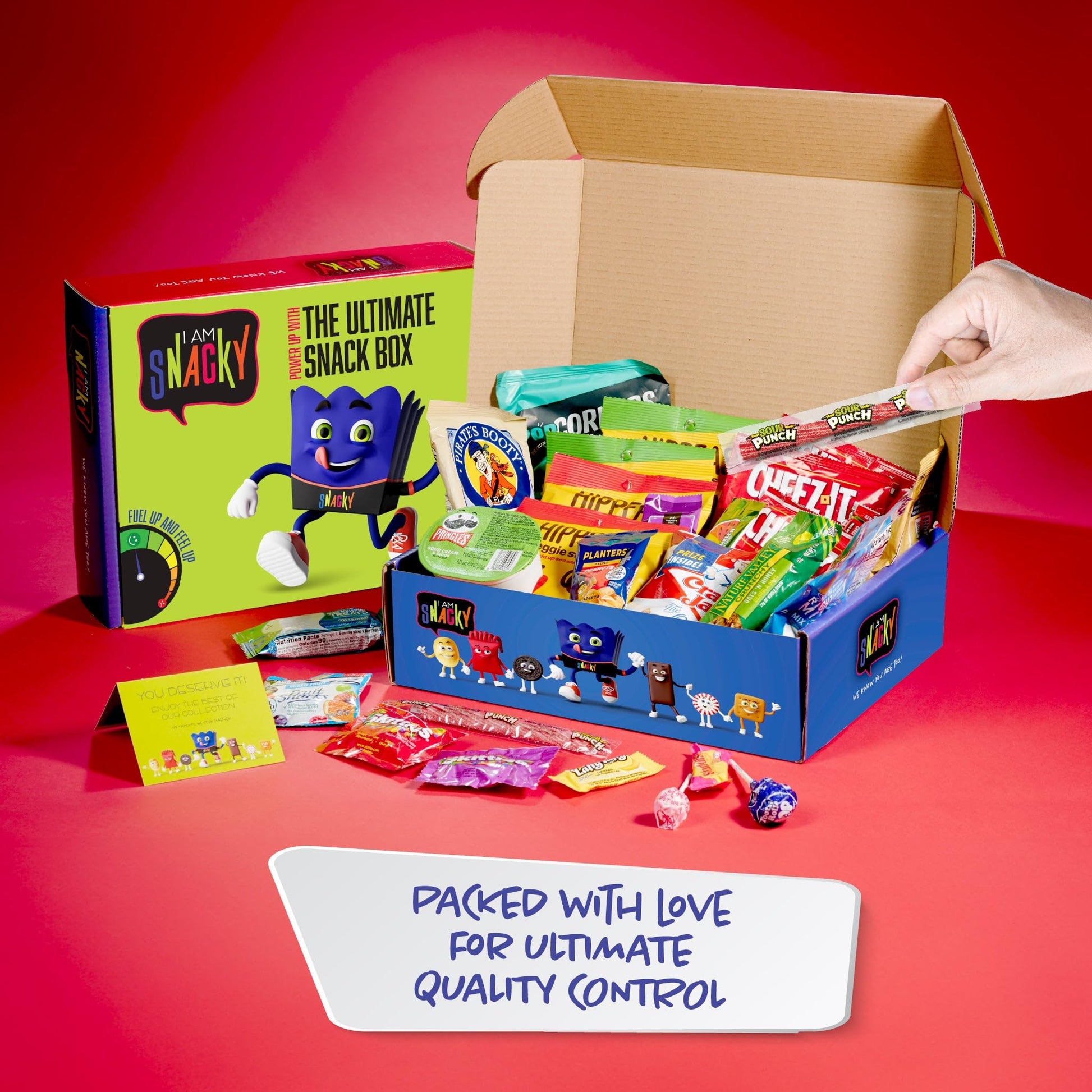 I AM Snacky - Treats, Snack Box Variety Pack Care Package + Greeting Card - SNACKY'S BASH BOX Sweet Treats… — view 9