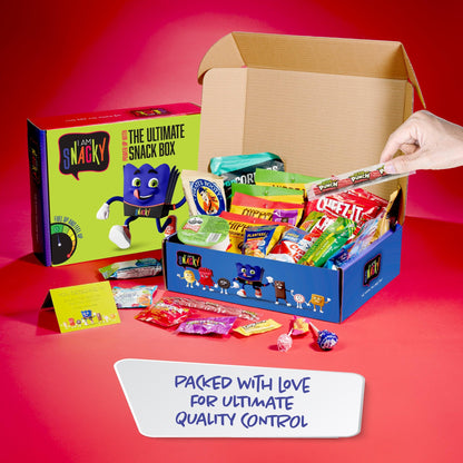 I AM Snacky - Treats, Snack Box Variety Pack Care Package + Greeting Card - SNACKY'S BASH BOX Sweet Treats… — view 9