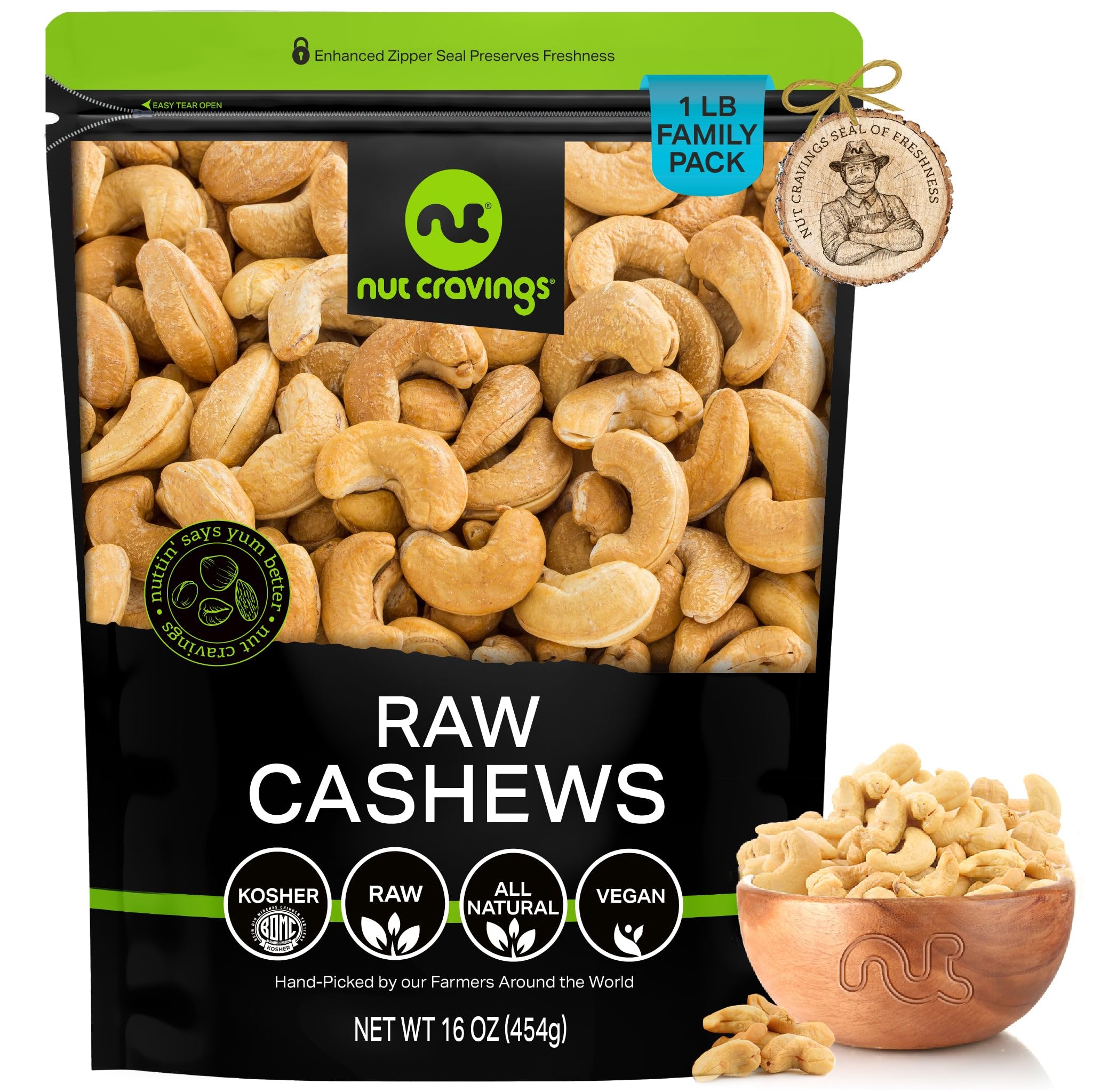 Raw Whole Cashews Nut Cravings