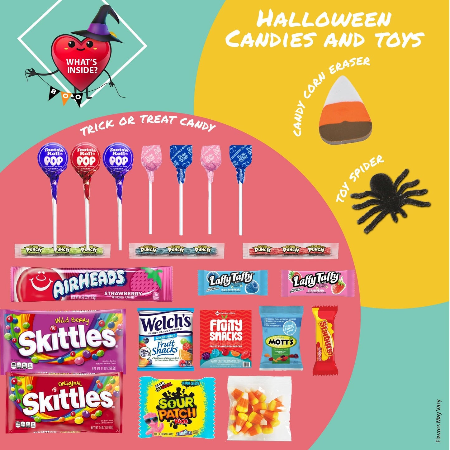 Gift A Snack - Halloween Candies Trick or Treats, Snack Box Care Package + Greeting Card Sweet Treats Gift… — view 3