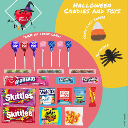 Gift A Snack - Halloween Candies Trick or Treats, Snack Box Care Package + Greeting Card Sweet Treats Gift… — view 3