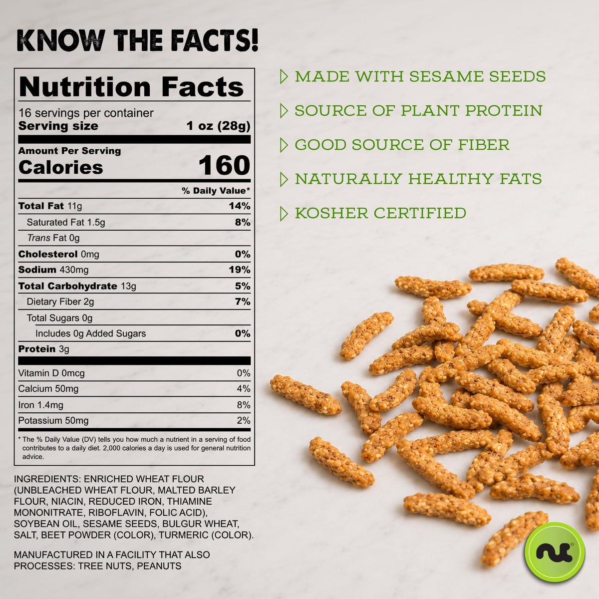 Sesame Sticks — Original Salted — photo 12