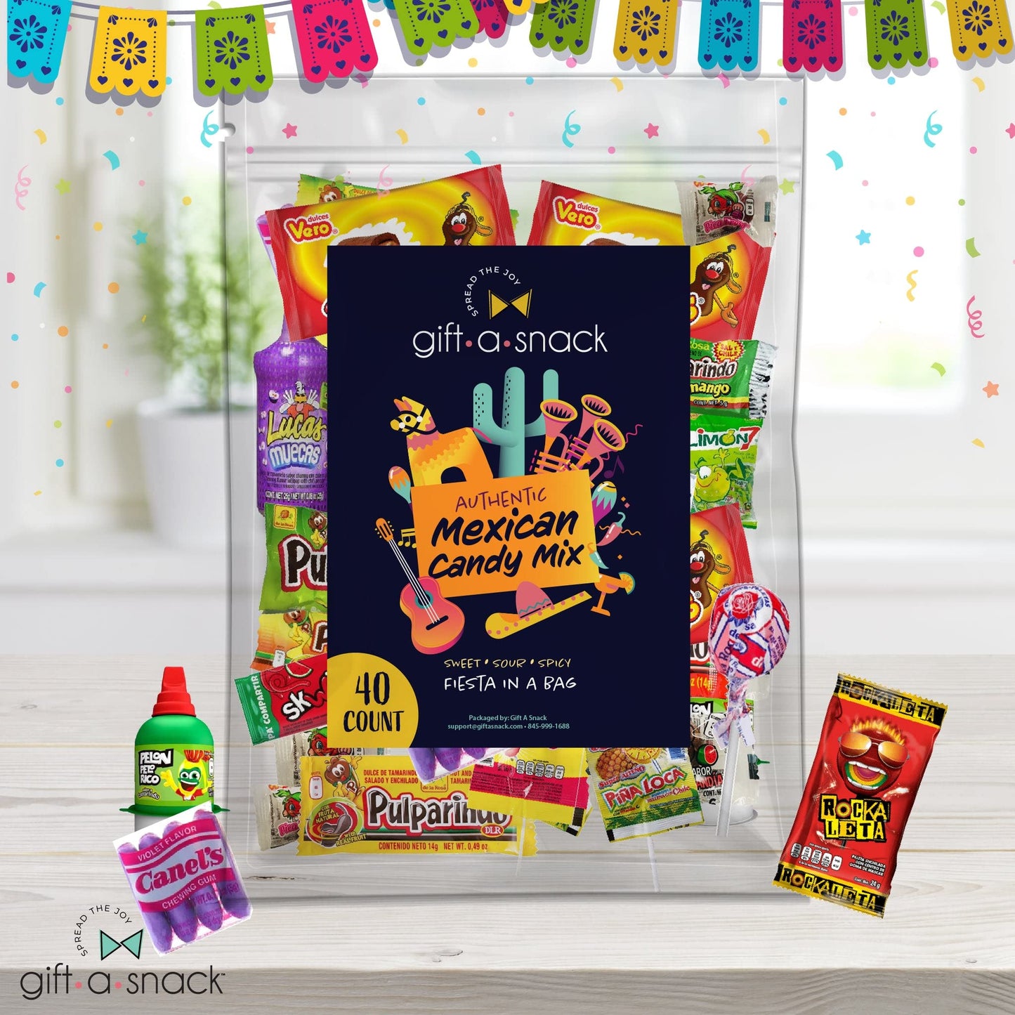 Mexican Candy Variety Pack Mix, Dulces Mexicanos Surtidos Bulk Assortment Spicy Sweet Sour Mexicano Candies, Hispanic Latino Snack Food