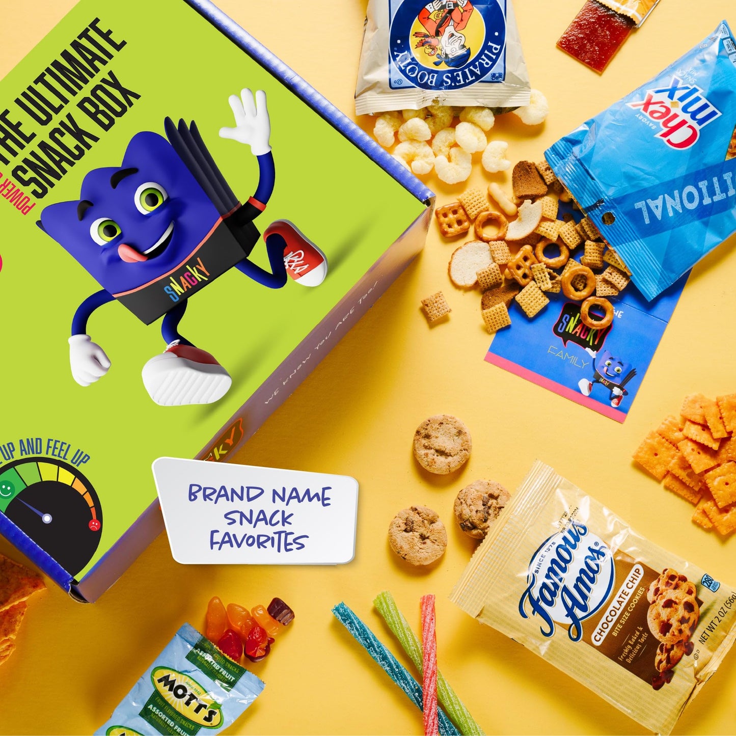 I AM Snacky - Treats, Snack Box Variety Pack Care Package + Greeting Card - SNACKY'S BASH BOX Sweet Treats… — view 3