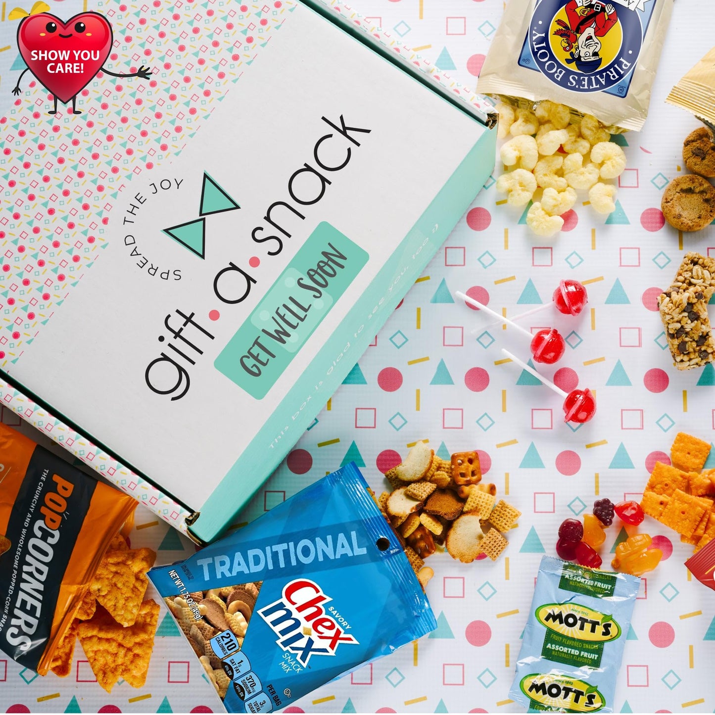 Gift A Snack - Get Well Soon Snack Box Variety Pack Care Package + Greeting Card Feel Better Sweet Treats… — view 6