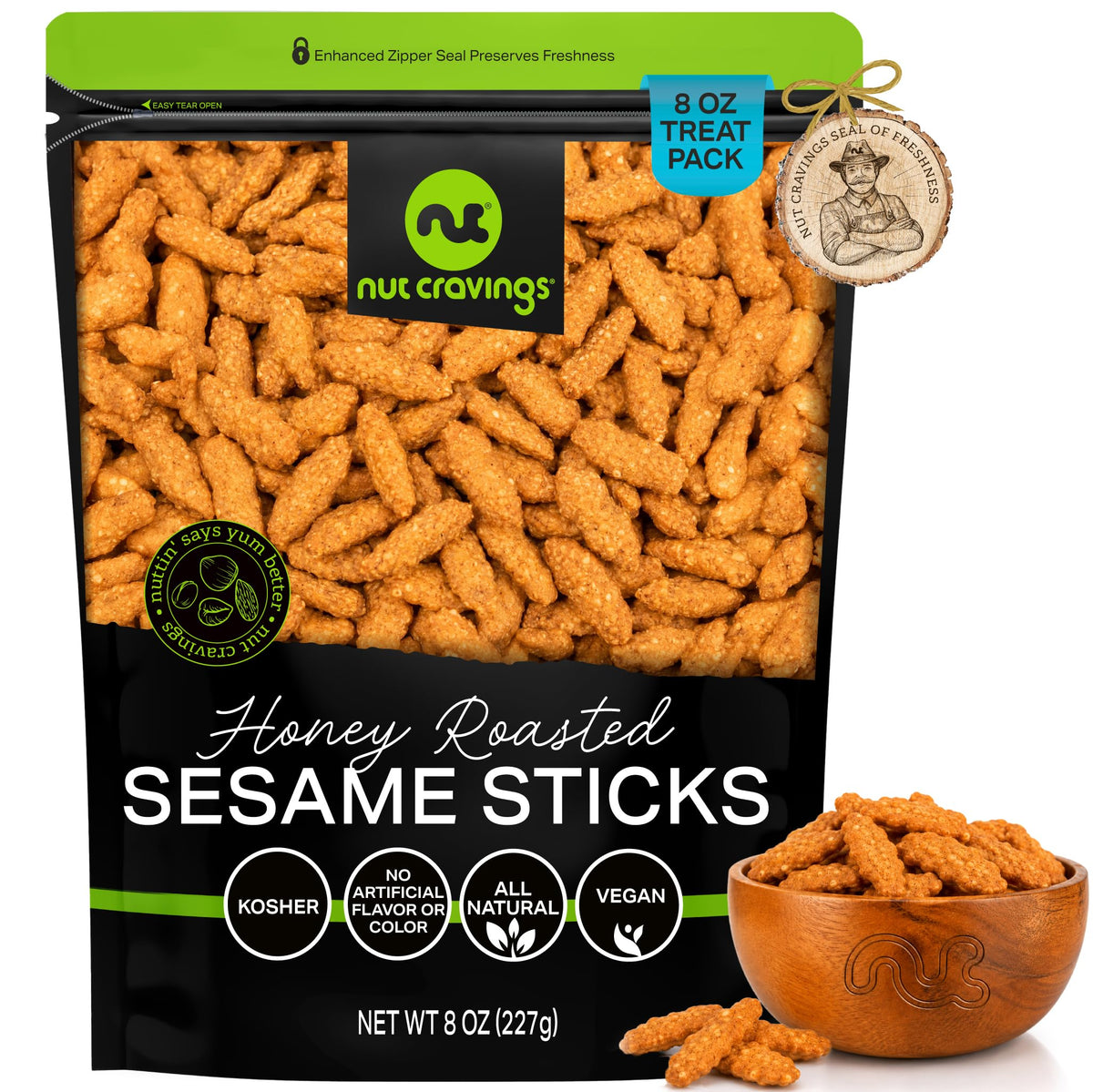 Sesame Sticks — Honey Roasted