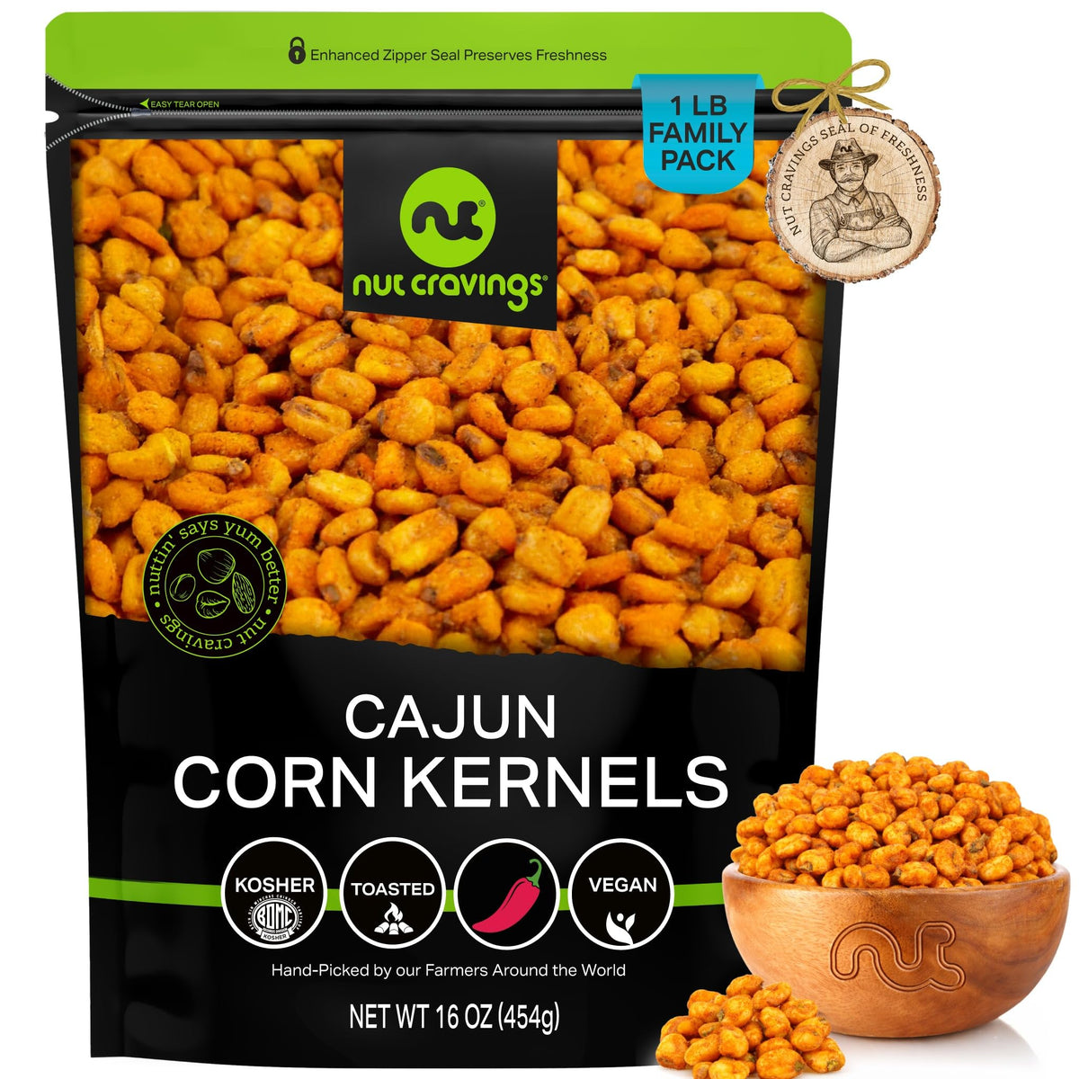 Toasted Corn Nuts — Cajun — photo 10
