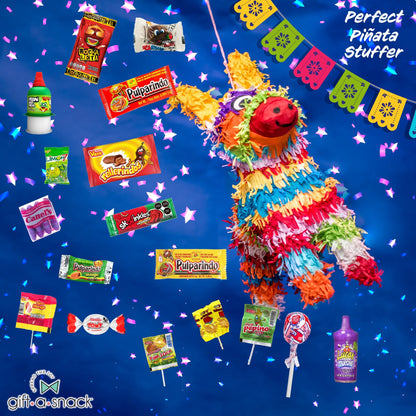 Mexican Candy Variety Pack Mix, Dulces Mexicanos Surtidos Bulk Assortment Spicy Sweet Sour Mexicano Candies, Hispanic Latino Snack Food
