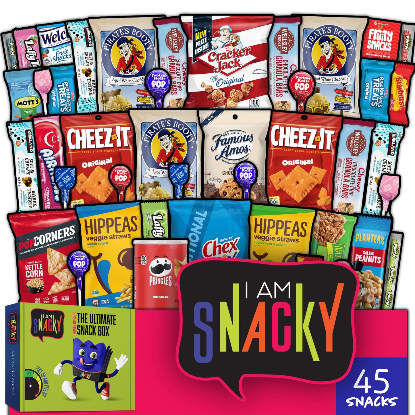 I AM Snacky - Treats, Snack Box Variety Pack Care Package + Greeting Card - SNACKY'S BASH BOX Sweet Treats… — view 8