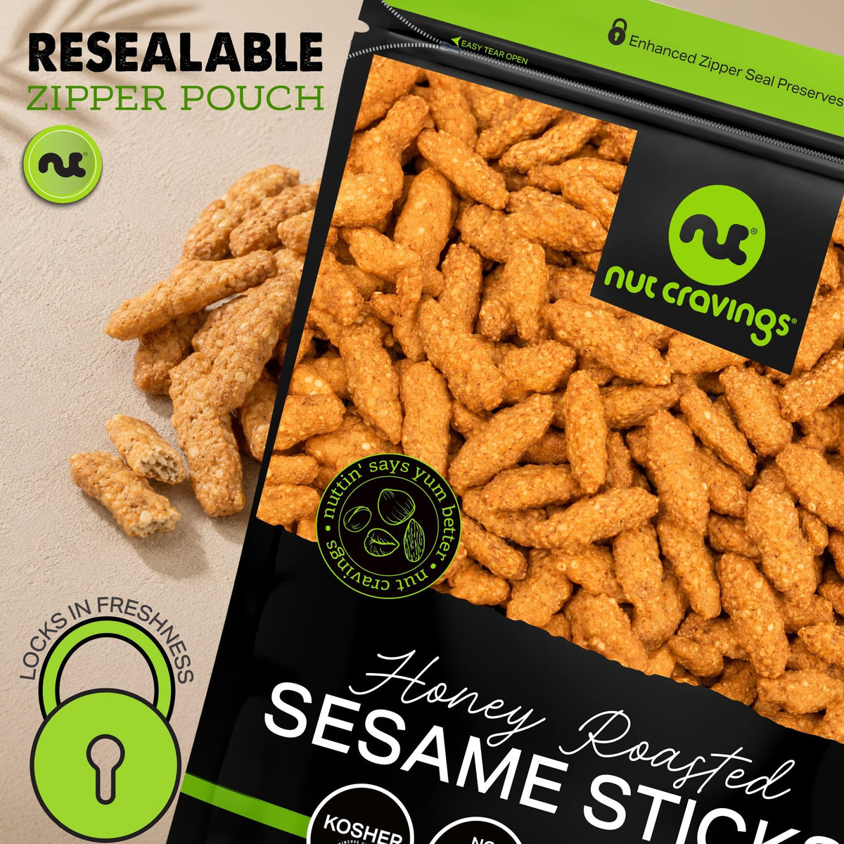 Sesame Sticks — Honey Roasted — photo 8