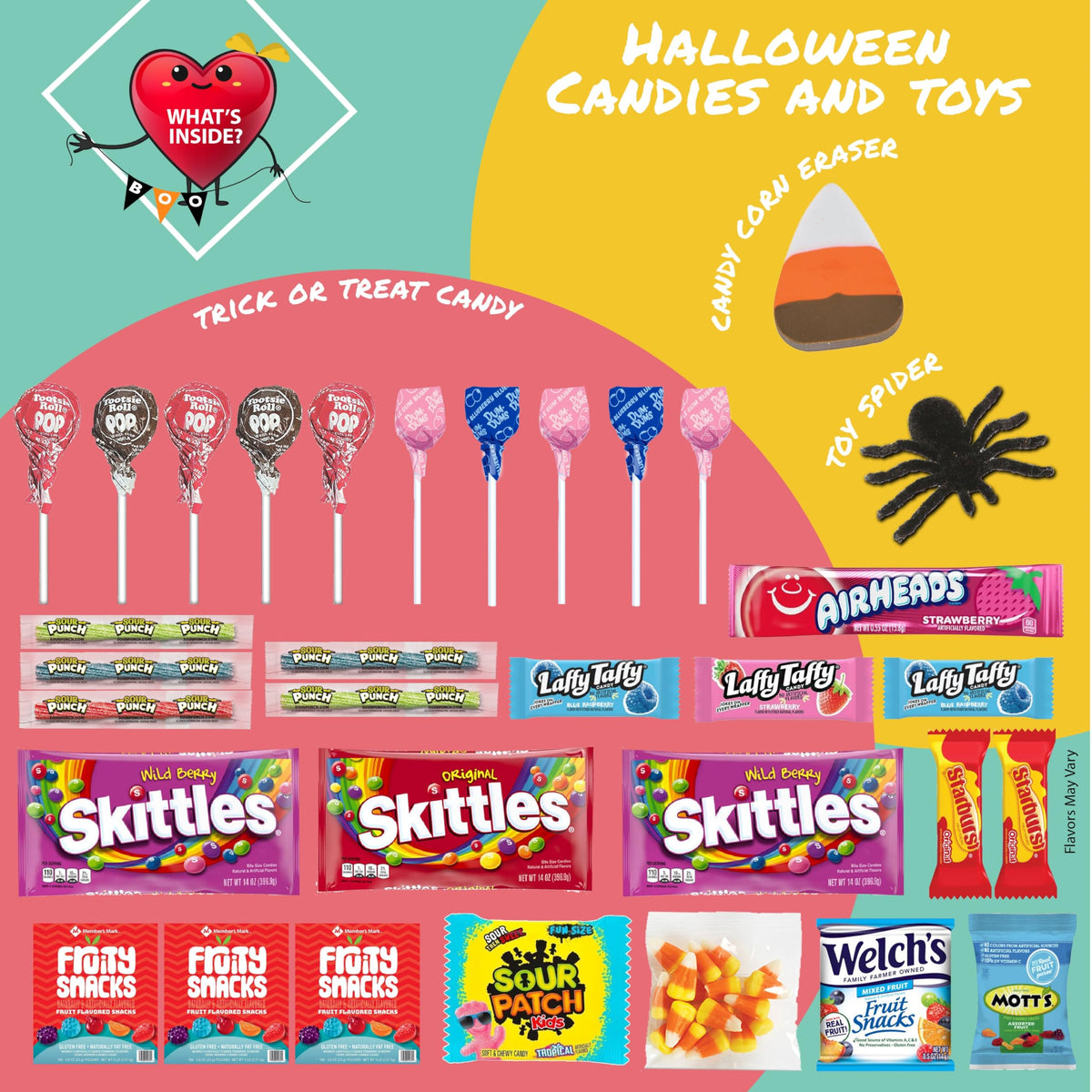 Gift A Snack - Halloween Candies Trick or Treats, Snack Box Care Package + Greeting Card Sweet Treats Gift… — view 9