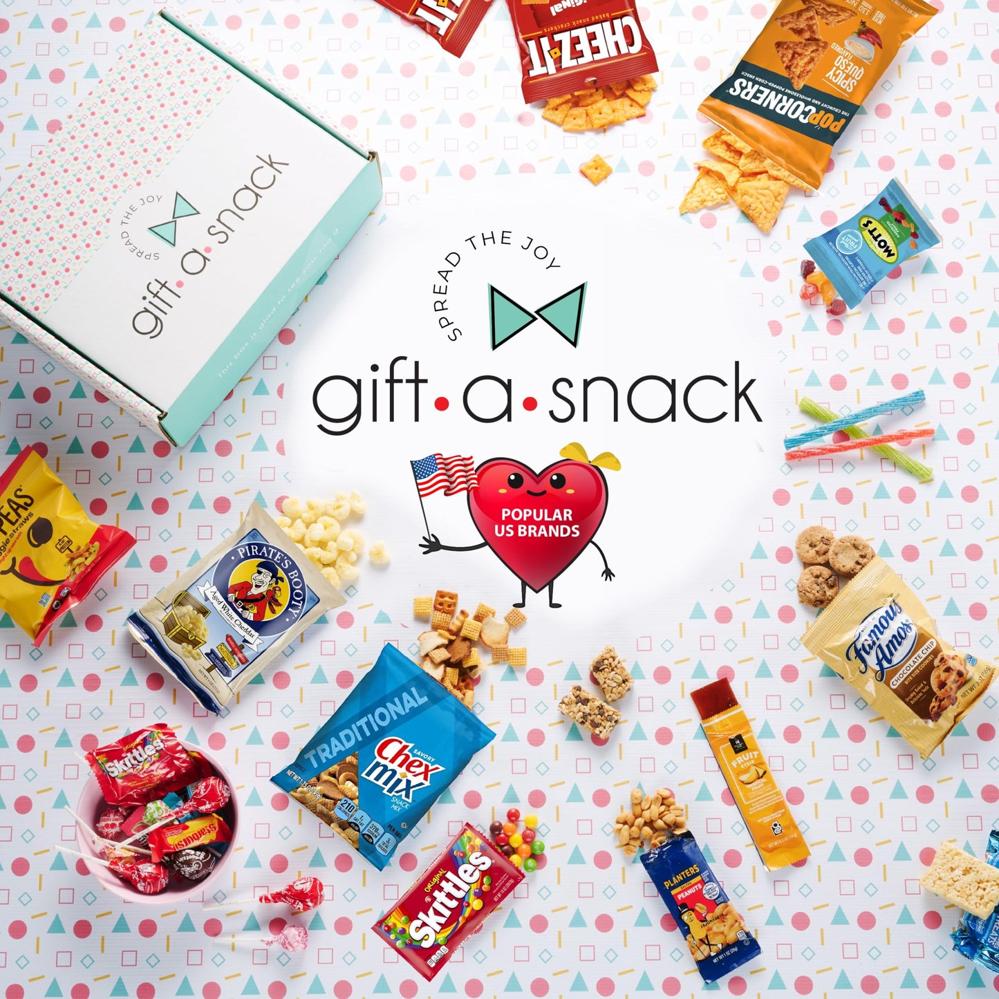 Gift A Snack - Easter Filled Egg & Bunny - Snack Box Variety Pack Care Package + Greeting Card Sweet Treats Gift Basket, Candies Chips Crackers Bars - Office Food Assortments