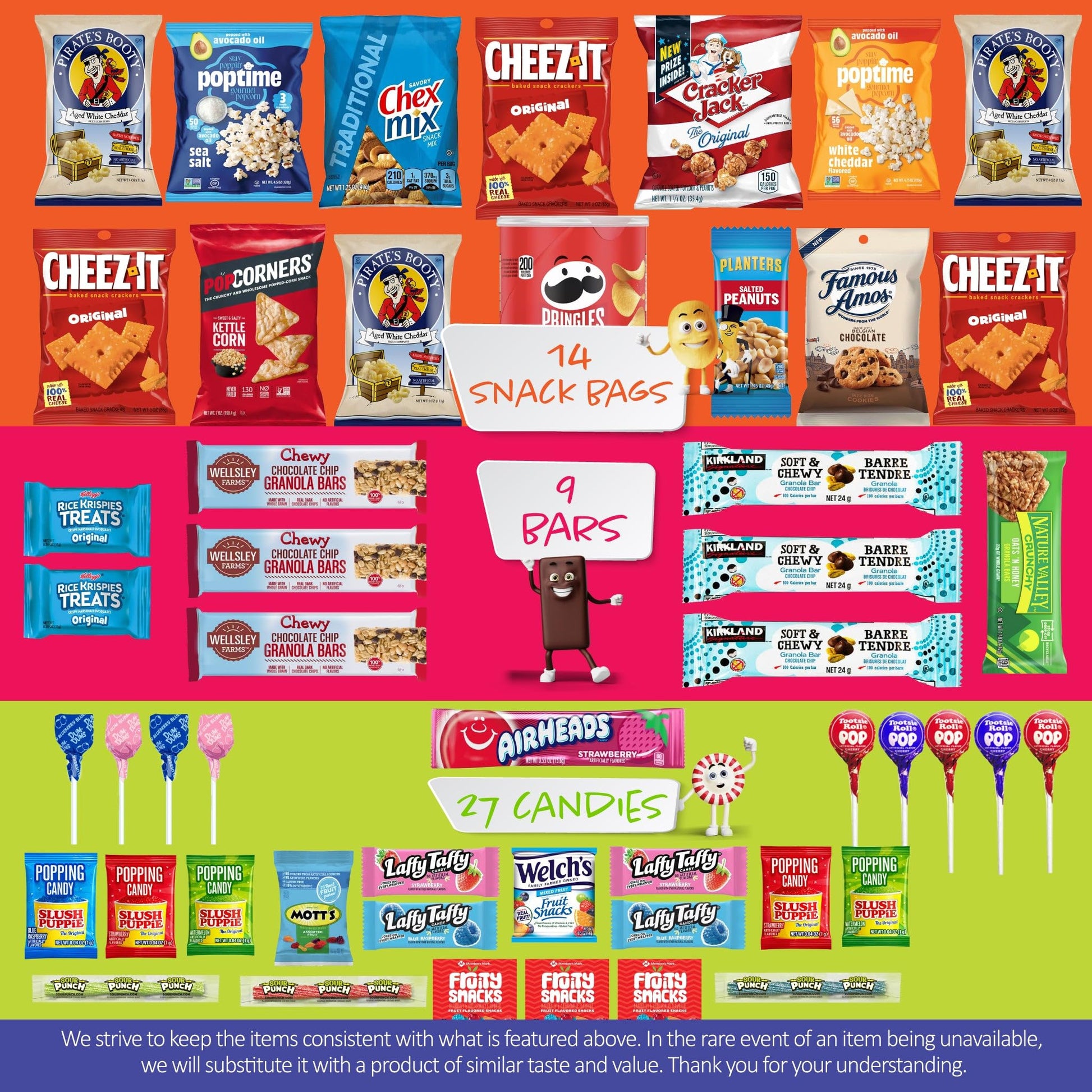 I AM Snacky - Treats, Snack Box Variety Pack Care Package + Greeting Card - SNACKY'S BASH BOX Sweet Treats… — view 12