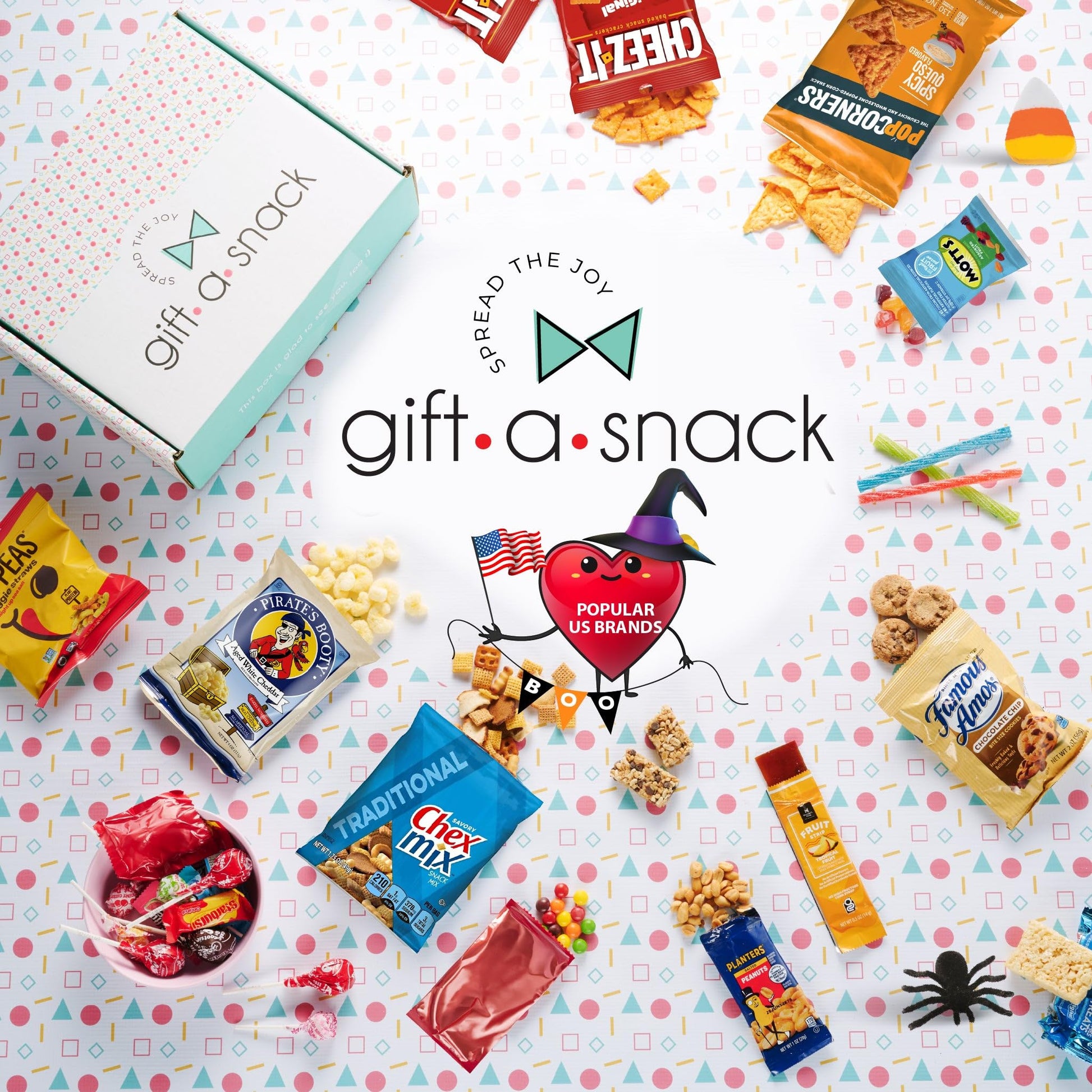 Gift A Snack - Halloween Candies Trick or Treats, Snack Box Care Package + Greeting Card Sweet Treats Gift… — view 6