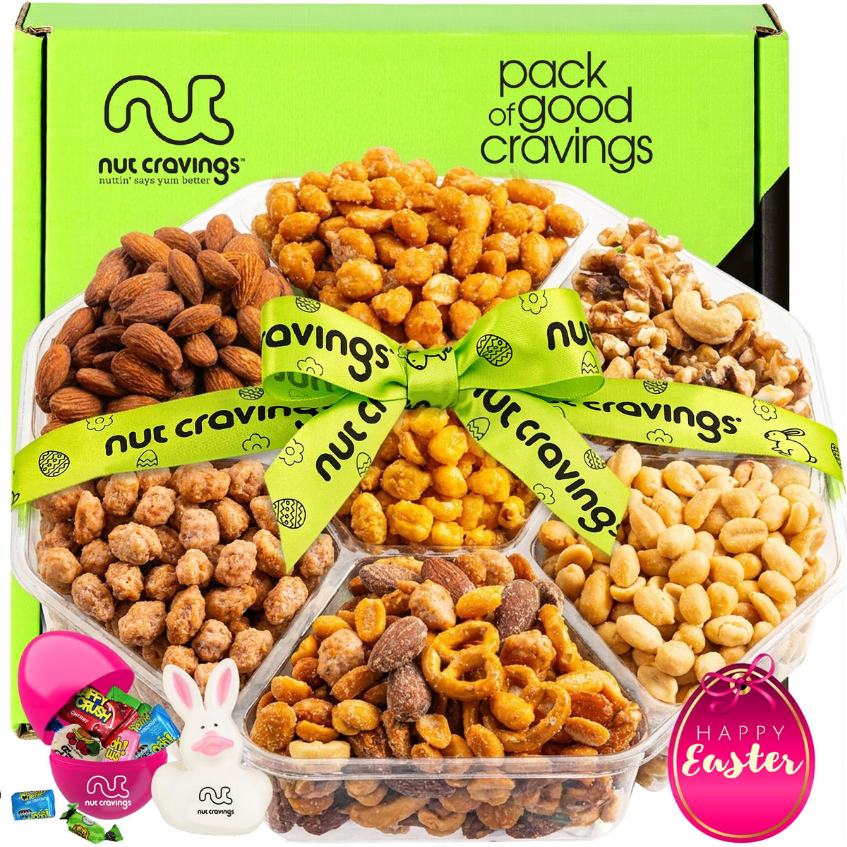 Easter Mixed Nuts & Candies Gift Basket