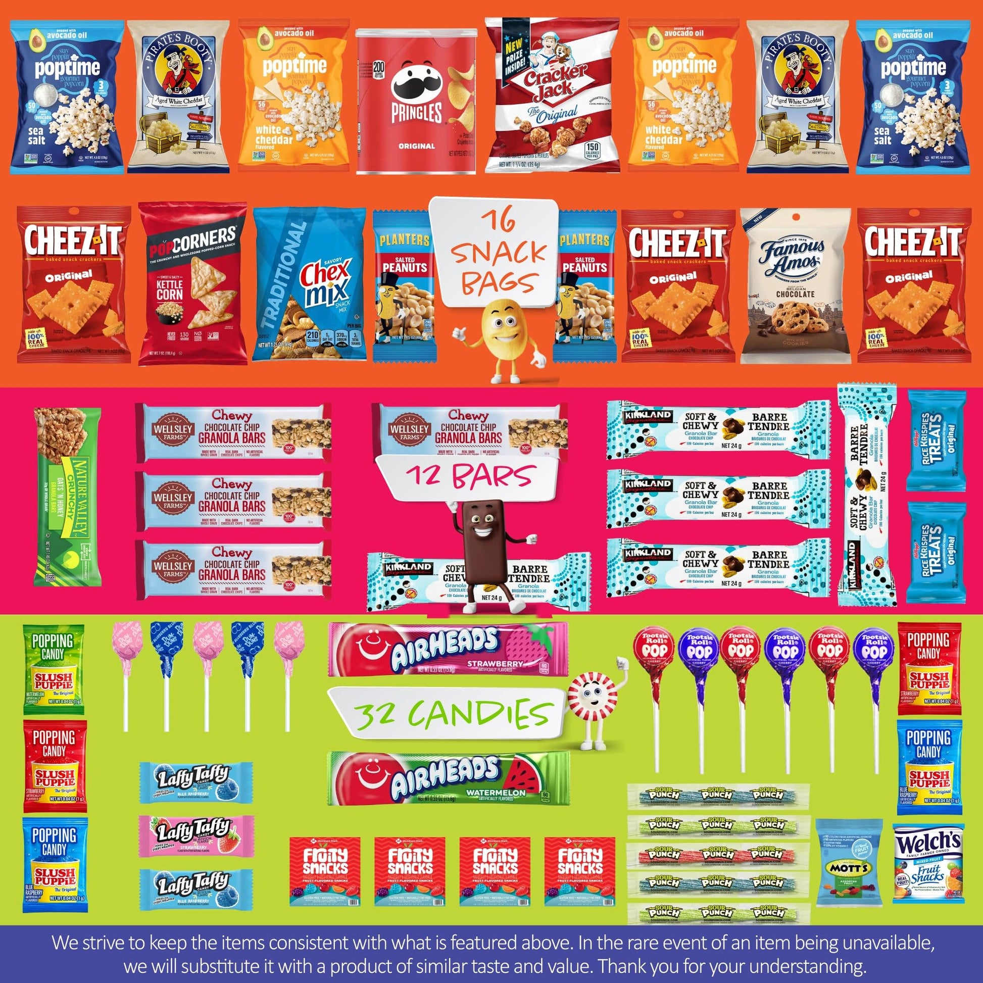 I AM Snacky - Treats, Snack Box Variety Pack Care Package + Greeting Card - SNACKY'S BASH BOX Sweet Treats… — view 14