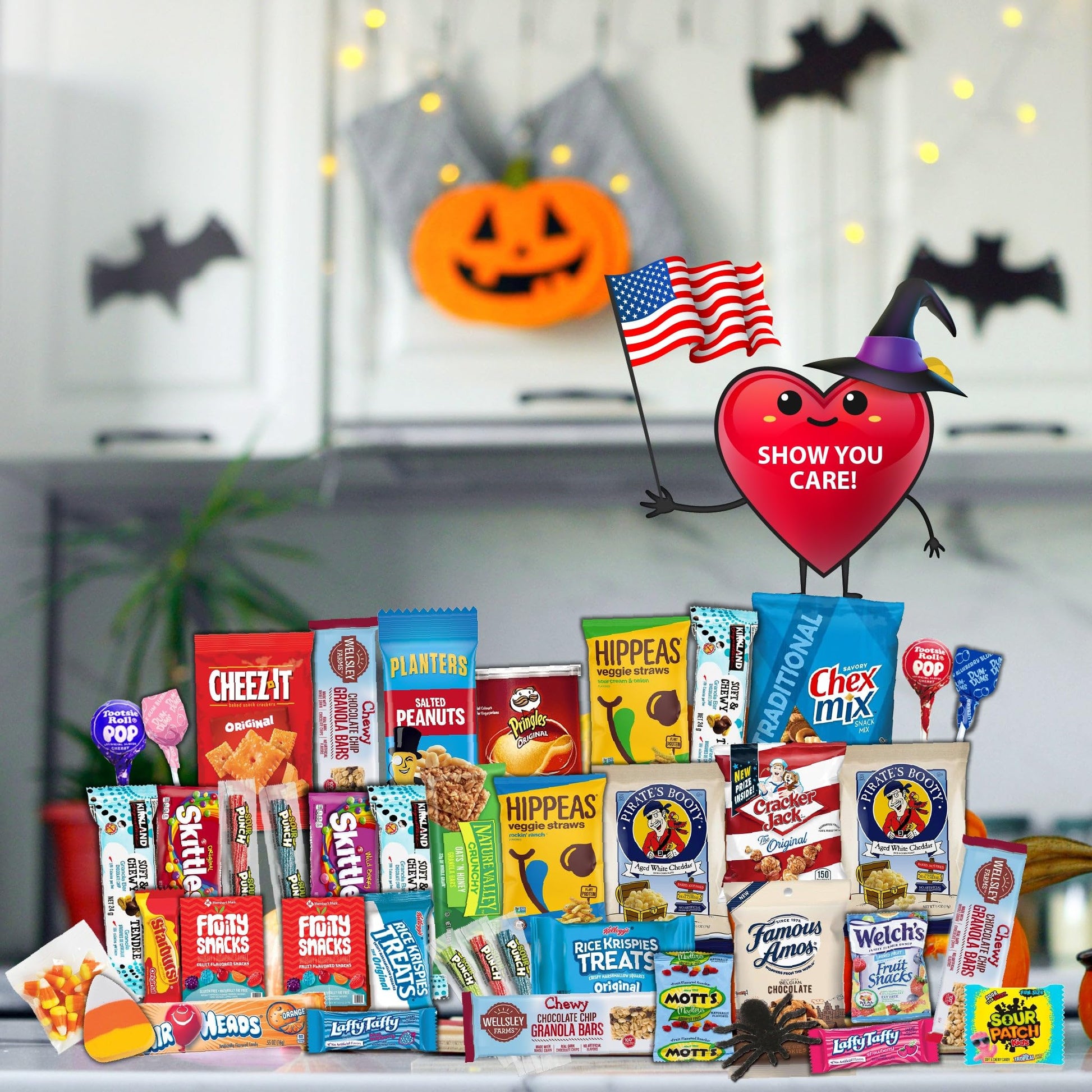 Gift A Snack - Halloween Candies Trick or Treats, Snack Box Care Package + Greeting Card Sweet Treats Gift… — view 5