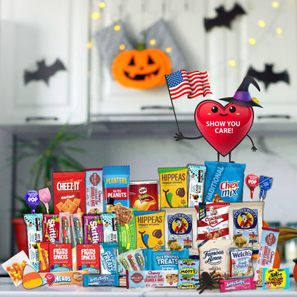 Gift A Snack - Halloween Candies Trick or Treats, Snack Box Care Package + Greeting Card Sweet Treats Gift… — view 5