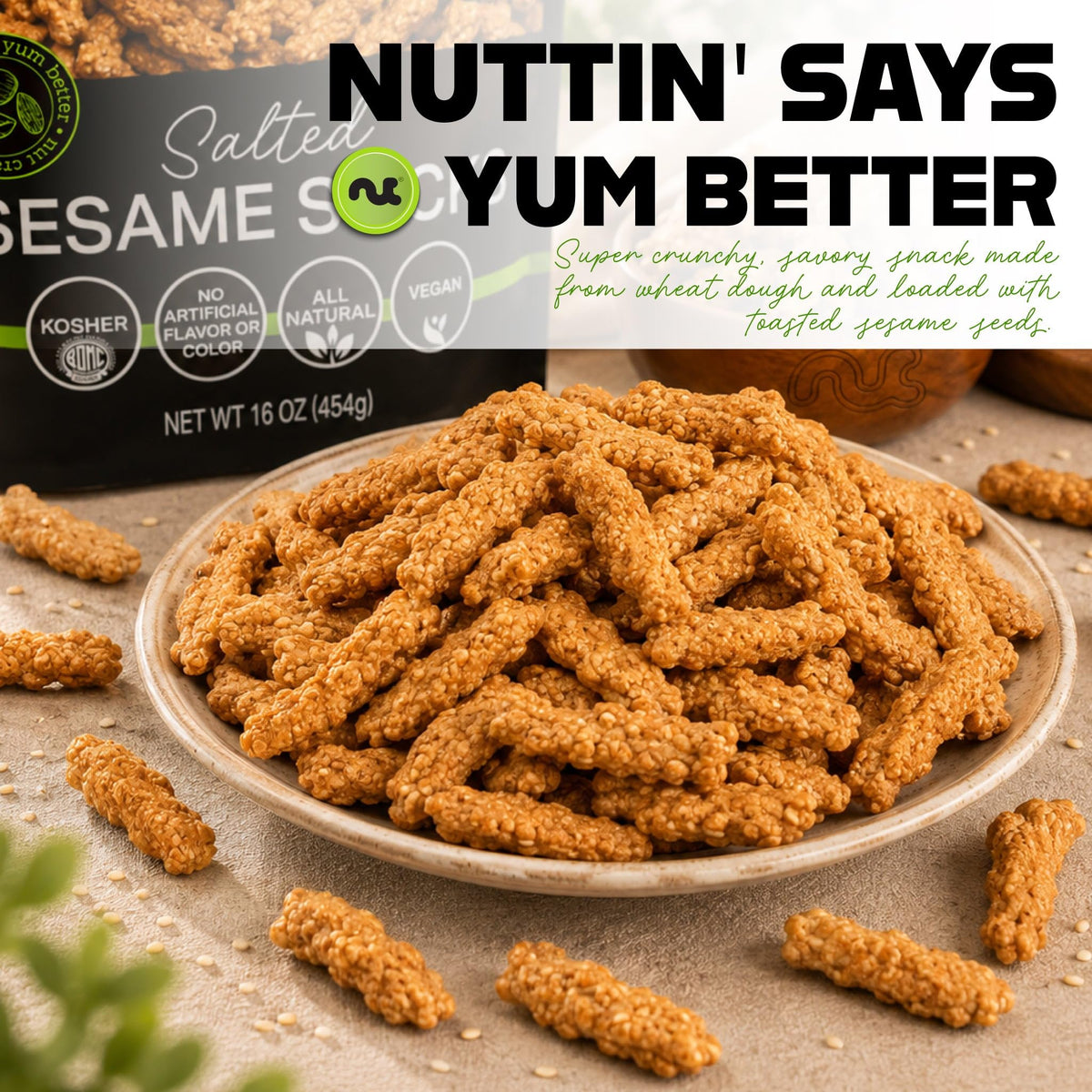 Sesame Sticks — Original Salted — photo 7