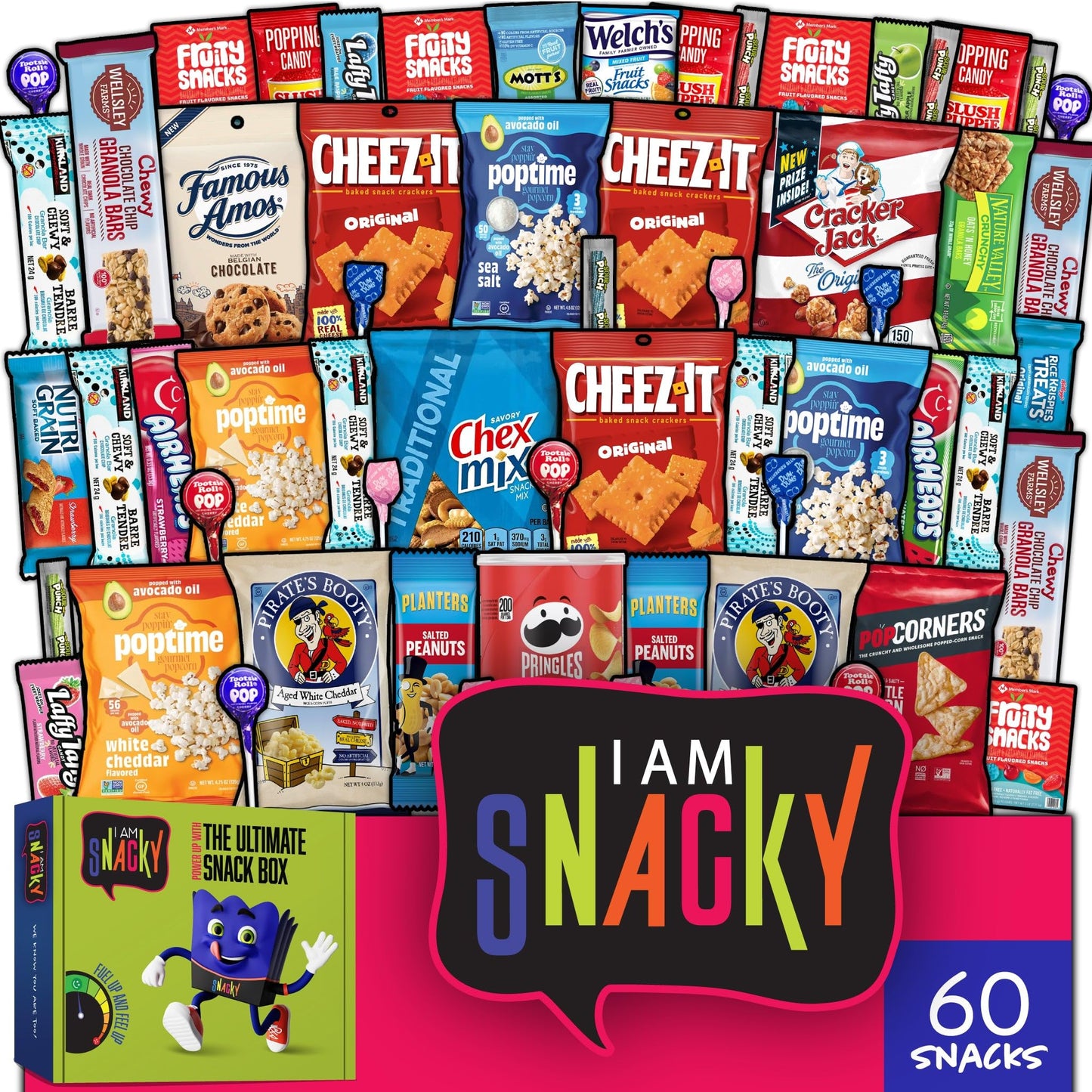 I AM Snacky - Treats, Snack Box Variety Pack Care Package + Greeting Card - SNACKY'S BASH BOX Sweet Treats… — view 13