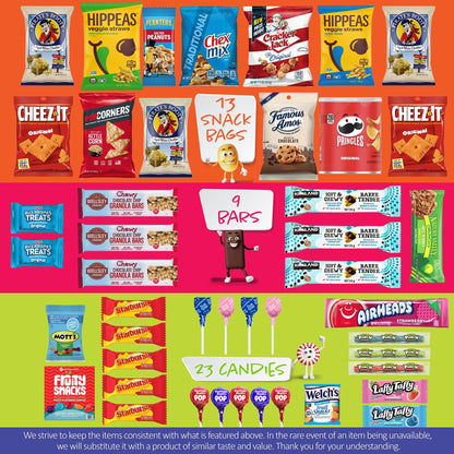 I AM Snacky - Treats, Snack Box Variety Pack Care Package + Greeting Card - SNACKY'S BASH BOX Sweet Treats… — view 10