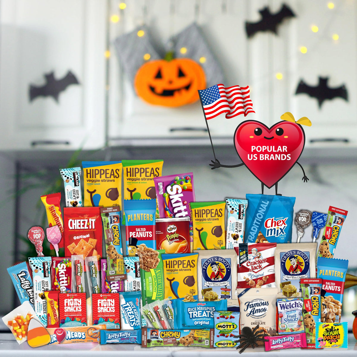 Gift A Snack - Halloween Candies Trick or Treats, Snack Box Care Package + Greeting Card Sweet Treats Gift… — view 13