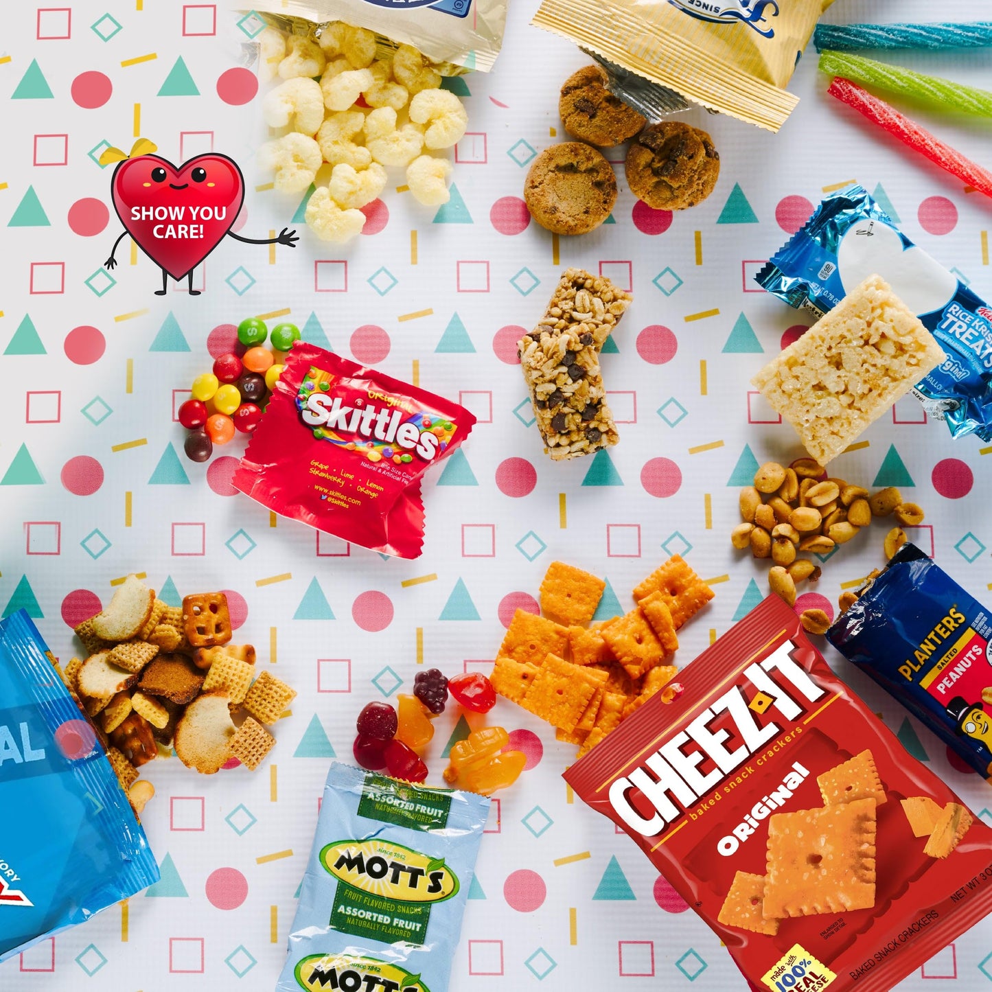 Gift A Snack - Tower Snack Box Variety Pack Care Package + Greeting Card Sweet Treats Gift Basket, Candies… — view 5