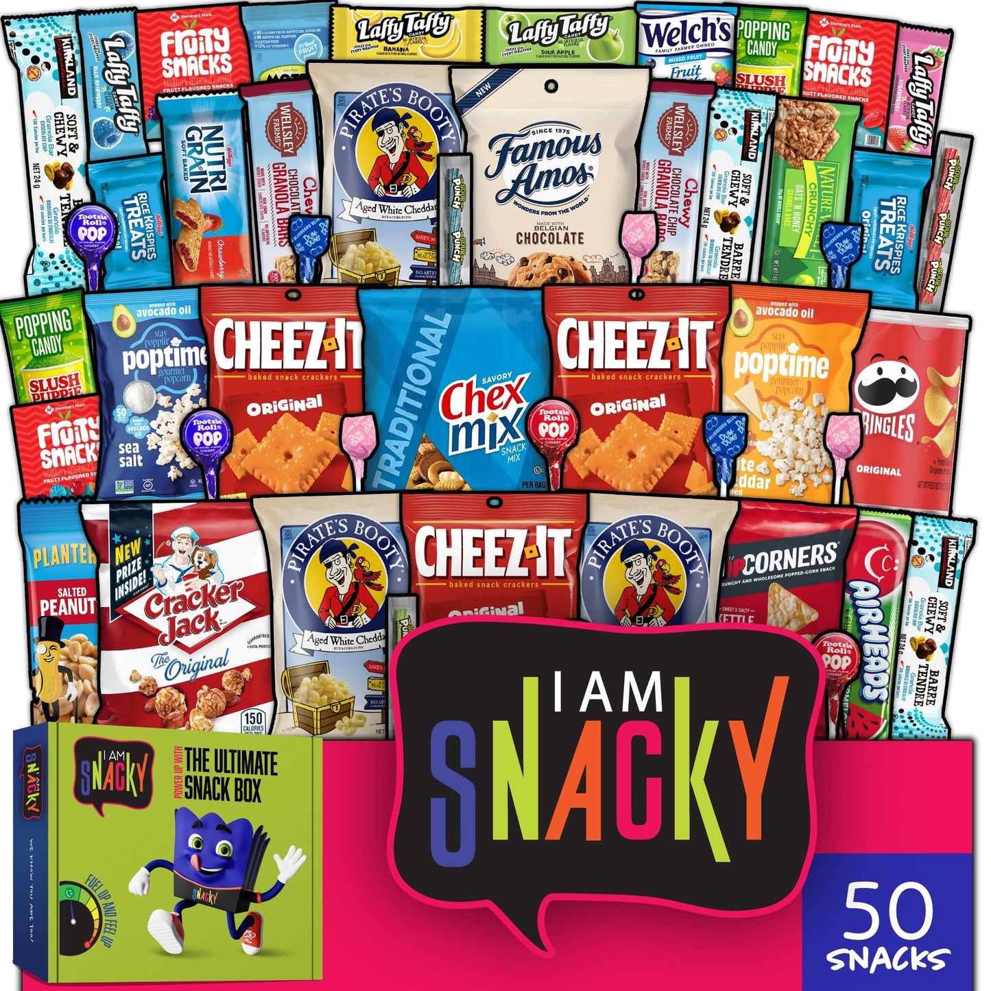 I AM Snacky - Treats, Snack Box Variety Pack Care Package + Greeting Card - SNACKY'S BASH BOX Sweet Treats… — view 11